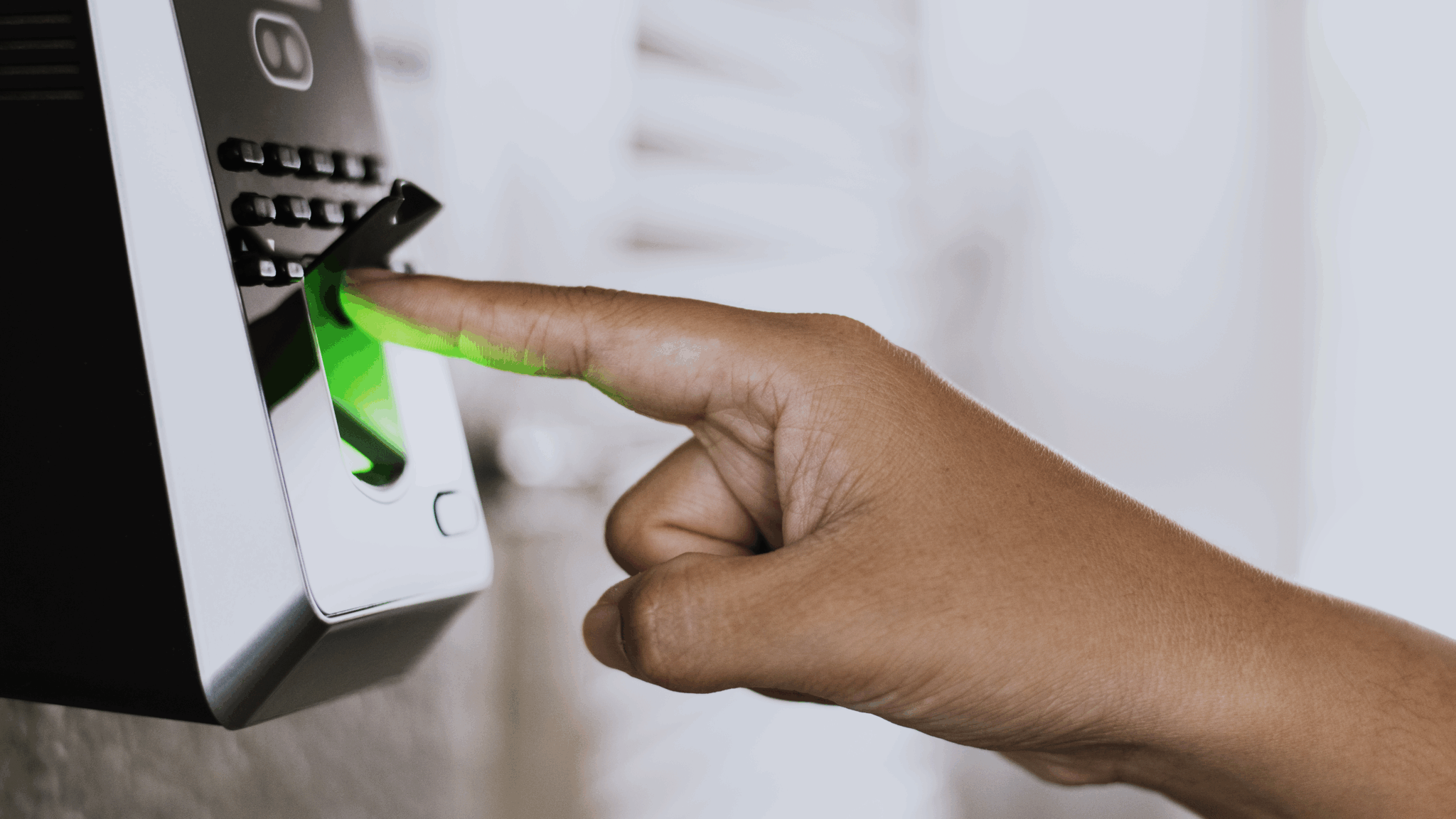 scanning finger coronavirus contaminated fingerprint access control